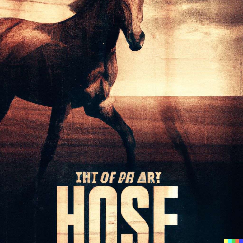 a horse, movie poster